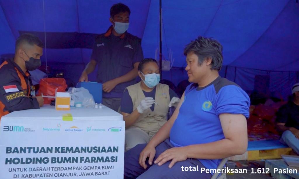 Dedicated of Kimia Farma Volunteers to Cianjur